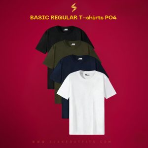 Pack of 4 Regular Basic Tees