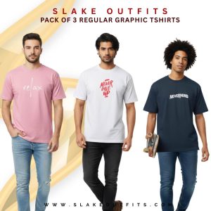 Pack of 3 Artistic Regular Tees